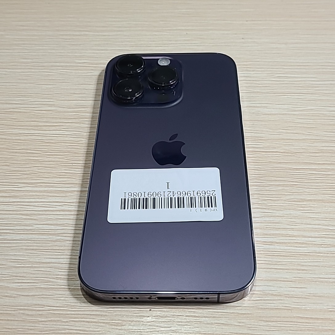 苹果【iPhone 14 Pro】5G全网通 暗紫色 256G 国行 8成新 