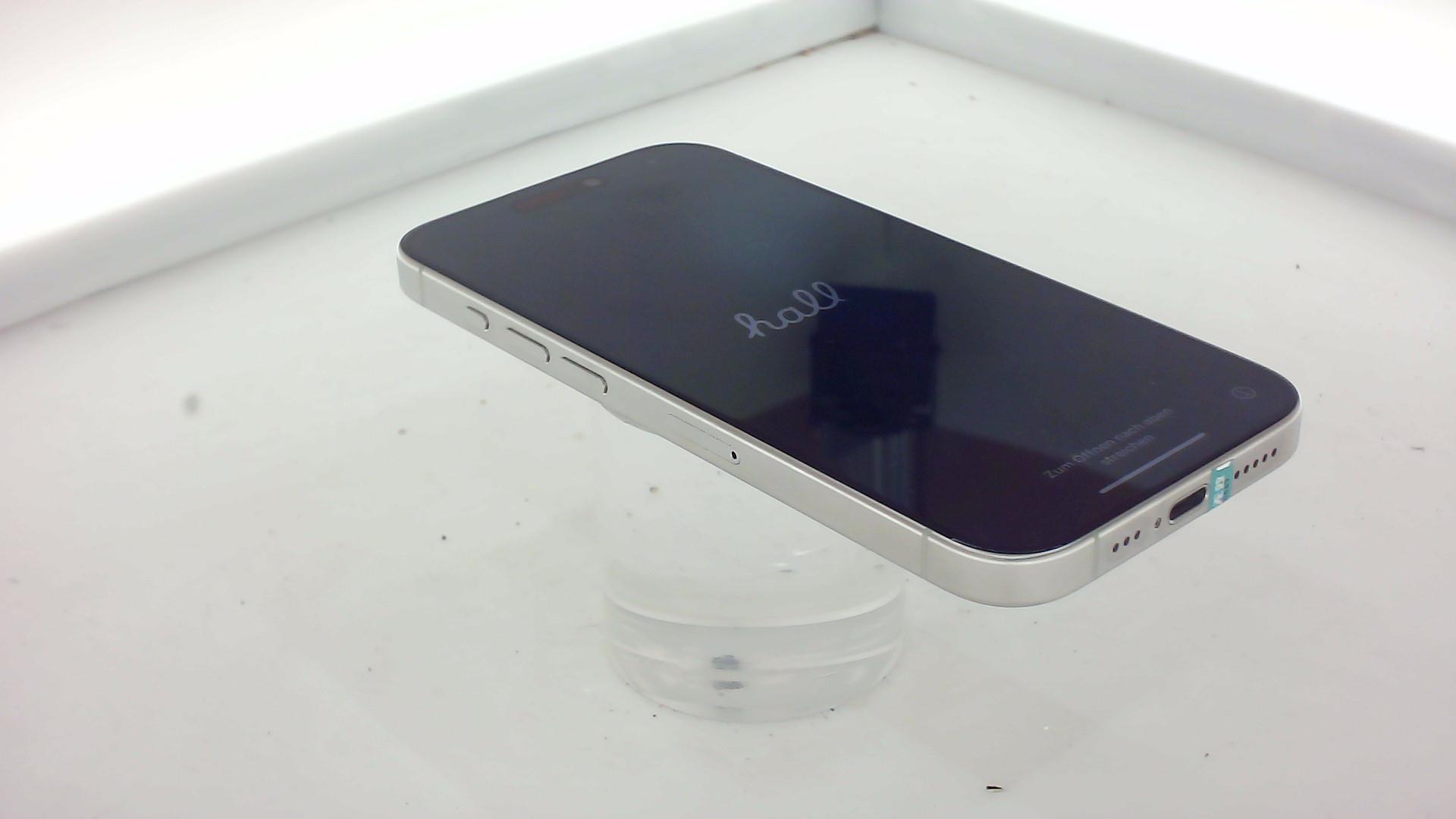 苹果【iPhone 15 Pro】5G全网通 白色钛金属 256G 国行 99新 