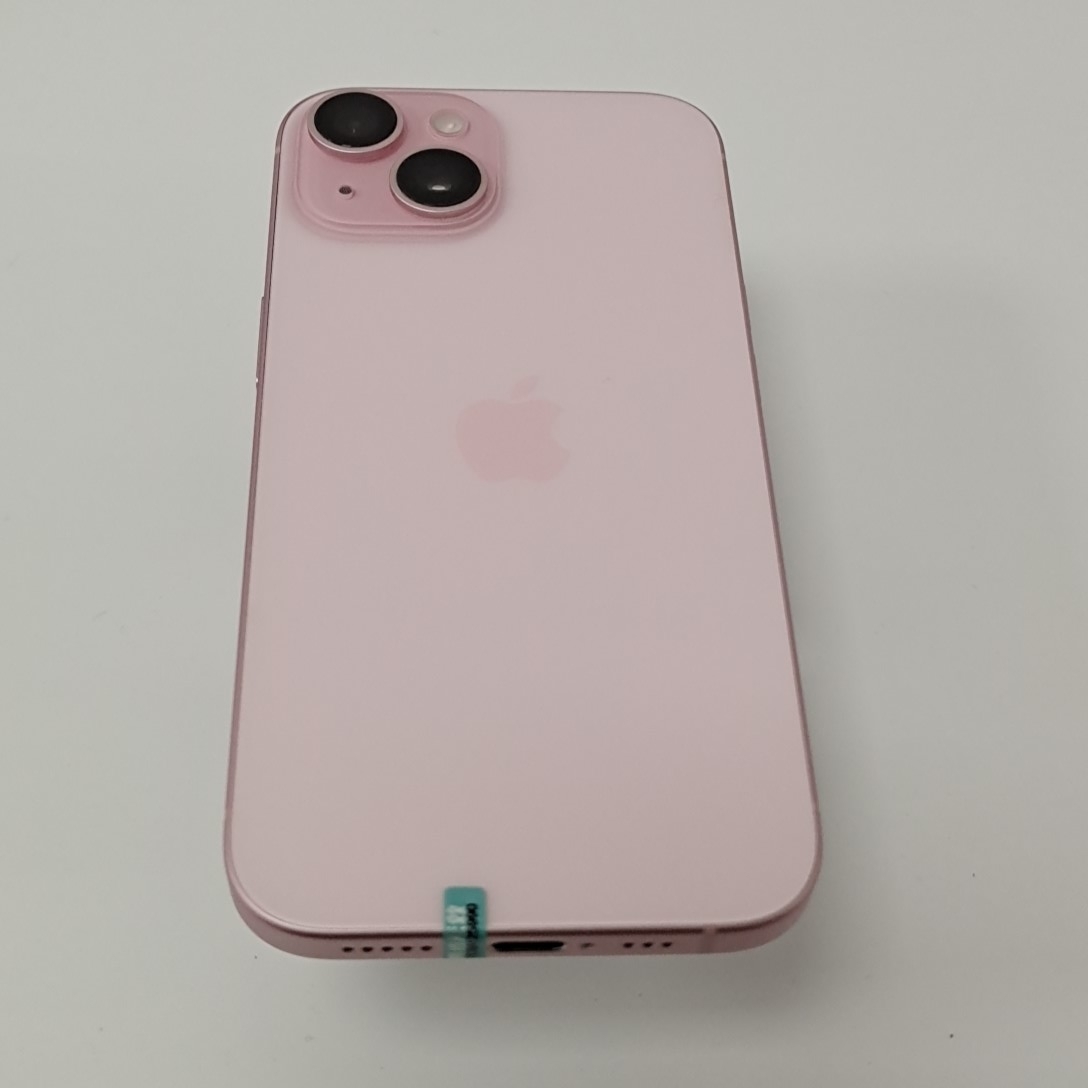 苹果【iPhone 15】5G全网通 粉色 256G 国行 8成新 