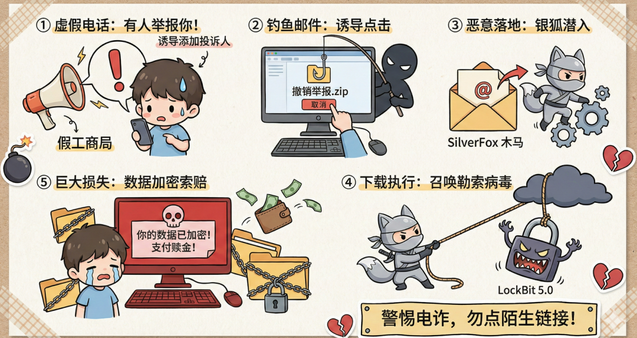 银狐木马又双叒叕“进化” ，远控、勒索“混合双打”发动攻击_360社区